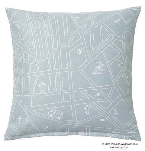 【EC限定】 クッションカバー P041C SNOOPY/スヌーピー/City scape/シティースケープ