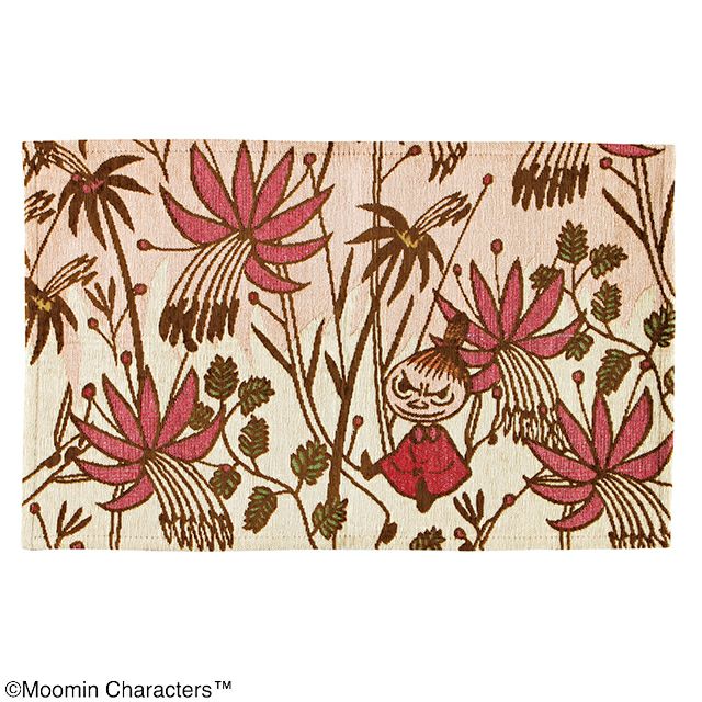 晴れときどきリンゴ 円形 MOOMIN ムーミン ゴブラン シェニール　ラグ EC限定】 MOOMIN/ムーミン/ゴブラン織り円形ラグ 晴れ、ときどき