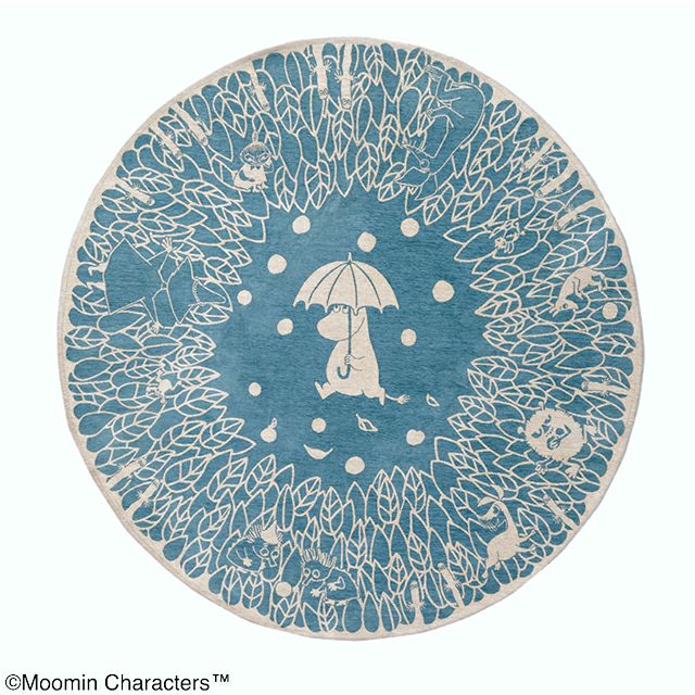 晴れときどきリンゴ 円形 MOOMIN ムーミン ゴブラン シェニール　ラグ 楽天市場】ラグ 谷の景色 156×200 cm 北欧 MOOMIN ムーミン