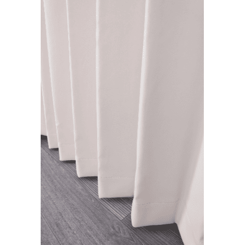 【EC限定】【イージーオーダー】防炎 遮光1級 無地の形状記憶付 POCHI(シルバー)