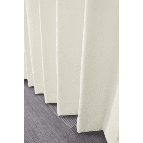 【EC限定】【イージーオーダー】防炎 遮光1級 無地の形状記憶付 POCHI(アイボリー)