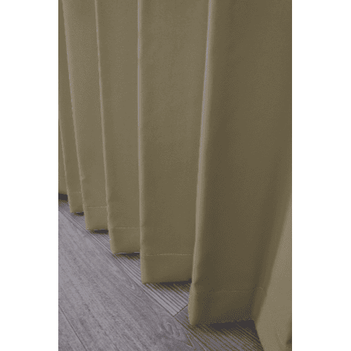 【EC限定】【イージーオーダー】防炎 遮光1級 無地の形状記憶付 POCHI(サンドベージュ)