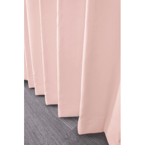 【EC限定】【イージーオーダー】防炎 遮光1級 無地の形状記憶付 POCHI(シェルピンク)※画像では表現できない生地の色味がございますので、生地サンプルにて実物をご確認ください。