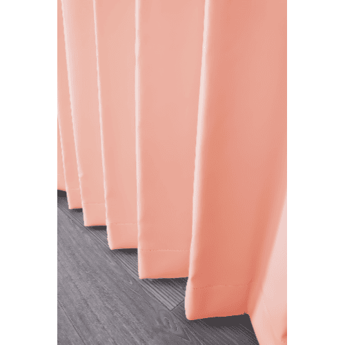 【EC限定】【イージーオーダー】防炎 遮光1級 無地の形状記憶付 POCHI(チェリー)