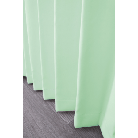 【EC限定】【イージーオーダー】防炎 遮光1級 無地の形状記憶付 POCHI(グリーン)※画像では表現できない生地の色味がございますので、生地サンプルにて実物をご確認ください。