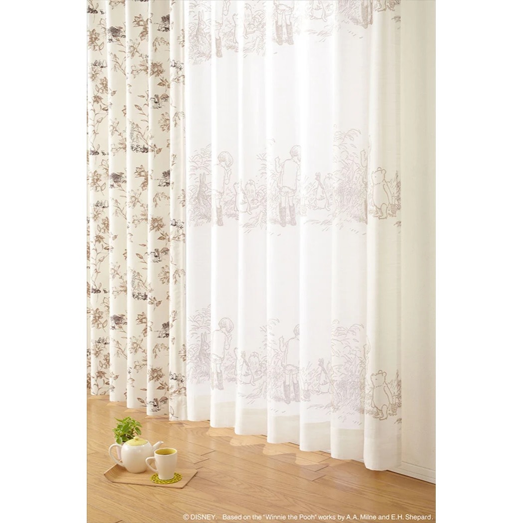 【EC限定】【1.5倍ヒダオーダー】DISNEYディズニーホームシリーズ M1103 POOH/Secret/プー/シークレット（ベージュ）