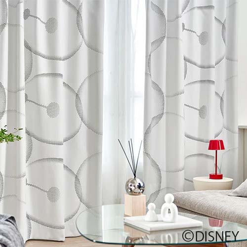 【EC限定】DISNEYディズニーホームシリーズ 遮光2級 M1232 BIG HERO 6/Baymax/ビッグヒーロー 6/ベイマックス（ライトグレー）