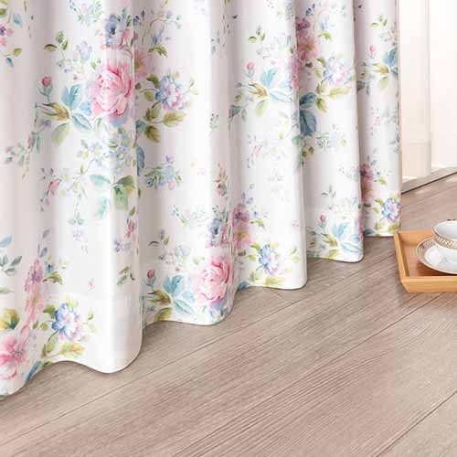 【オーダー】エレガンス 形状記憶付 3級裏地付 フェミニンな花柄が特徴 SC37201 (ピンク)