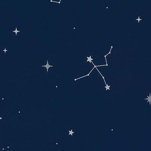 【生地サンプル】アストロ(ネイビー)