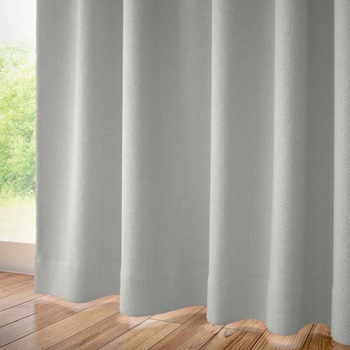 【オーダー】防炎 かすれ感で編みを表現した形状記憶付ミラーレース CO86101(アイボリー)