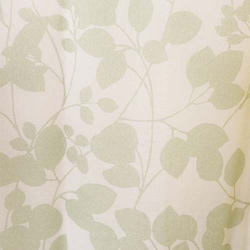 オーダー】リーフ柄 裾ウエイト巻き標準の形状記憶付レース KZ13263