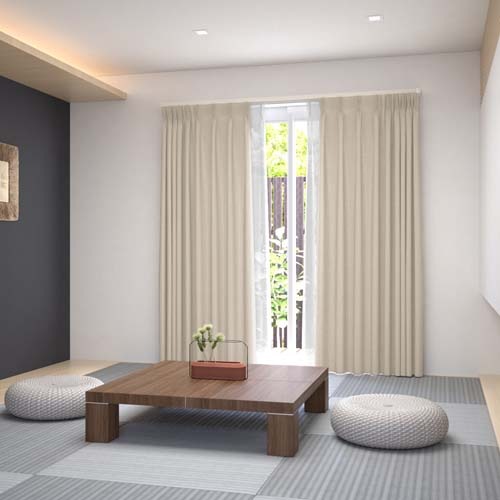 オーダー】遮光3級裏地付 モダン 同系色のグラデーションの形状