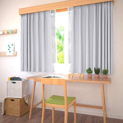 オーダー】遮光3級 花粉キャッチ ベーシック 無地の形状記憶付