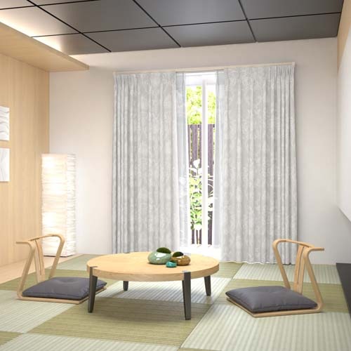 オーダー】遮光3級裏地付 クラシック 大胆にあしらったバラの花束が