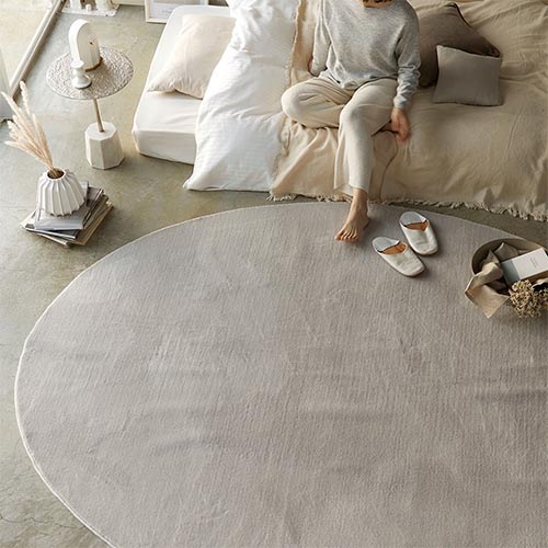 EC限定】防炎 消臭ラグ ハク（グレージュ） | すべての商品 | カーテン