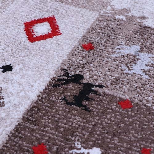 EC限定】マット ウィルトン ギャッベ柄が特徴の輸入柄物玄関マット