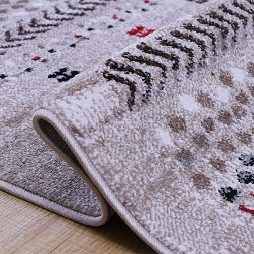 EC限定】マット ウィルトン ギャッベ柄が特徴の輸入柄物玄関マット