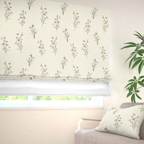 オーダー】遮光2級 エレガンス 花柄の形状記憶付 SD27094(ピンク