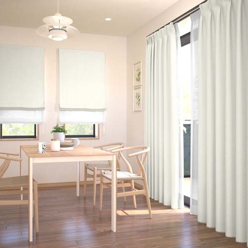 カーテン　84✕206 アイボリー　形状記憶加工 カーテン 84✕206 アイボリー 形状記憶加工