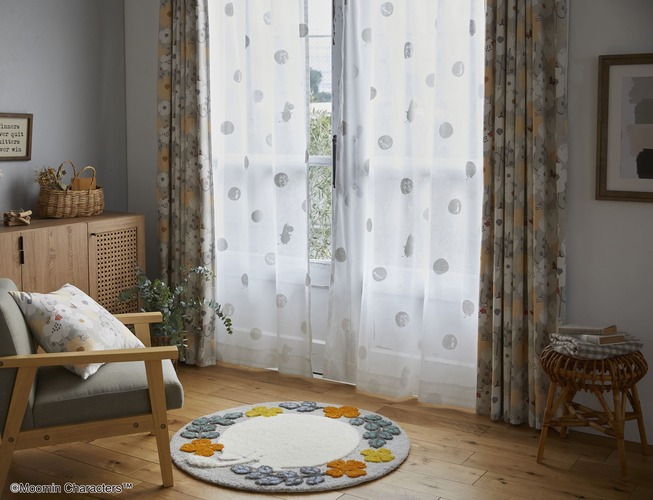 EC限定】A1040 MOOMIN/ムーミン/OSHIRI DOTS voile/おしりドット