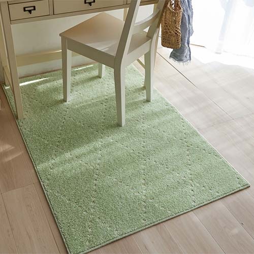 EC限定】防ダニ 消臭ラグ ポント（グリーン） | すべての商品