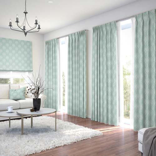 イージーオーダー】遮光3級 エレガンス ダマスク柄の形状記憶付