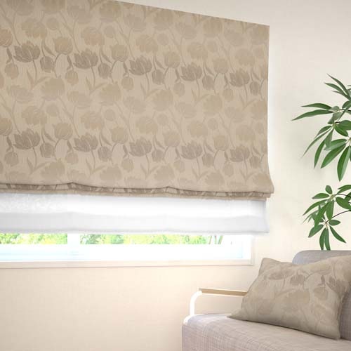 オーダー】遮光3級裏地付 エレガンス 花柄の形状記憶付 CJ34423