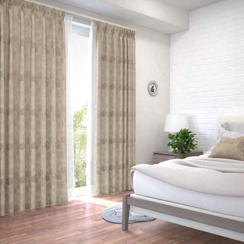 オーダー】遮光3級裏地付 エレガンス 花柄の形状記憶付 CJ34423