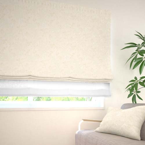 オーダー】遮光3級裏地付 クラシック リーフ柄の形状記憶付 CJ33484