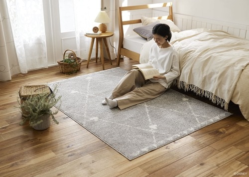 EC限定】 DISNEYディズニーホームシリーズ DRM-1101 MICKEY / Line RUG