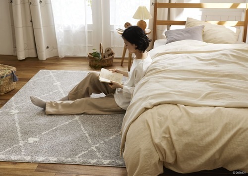 EC限定】 DISNEYディズニーホームシリーズ DRM-1101 MICKEY / Line RUG