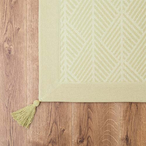 インド綿ラグ クラック（グリーン） | ラグ・カーペット | カーテン