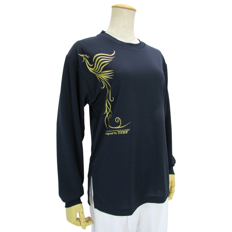 ＊＊吸汗ドライTシャツ 鳳凰【長袖・プリント】
