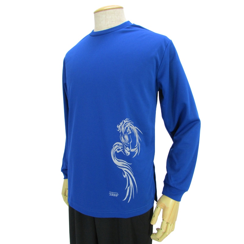 ＊＊吸汗ドライTシャツ 降龍【長袖・プリント】