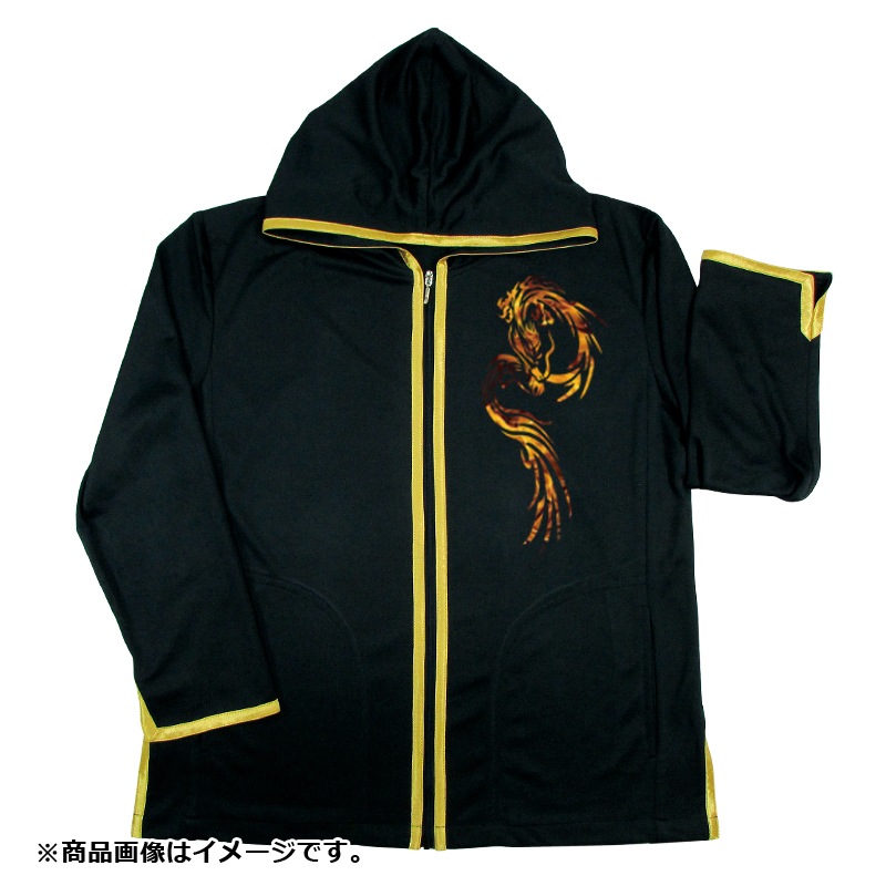 チャイナカジュアルパーカー+プリント(炎龍)