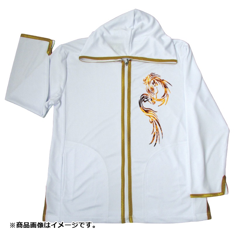 チャイナカジュアルパーカー+プリント(炎龍)