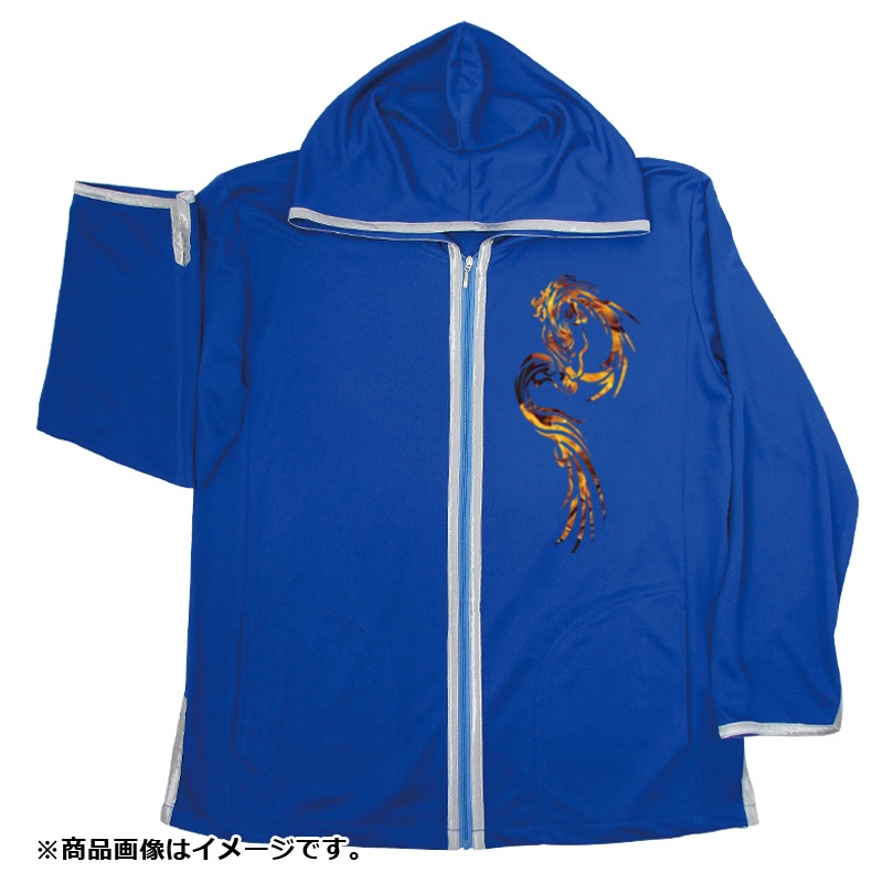 チャイナカジュアルパーカー+プリント(炎龍)