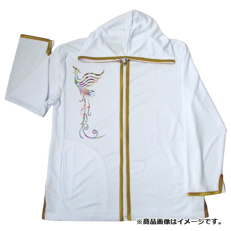 チャイナカジュアルパーカー+プリント(虹の鳳凰)