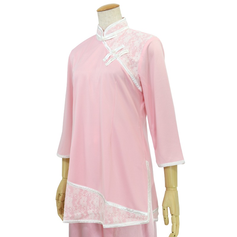 レース プルオーバー(薔薇バラ)【七分袖・婦人用】