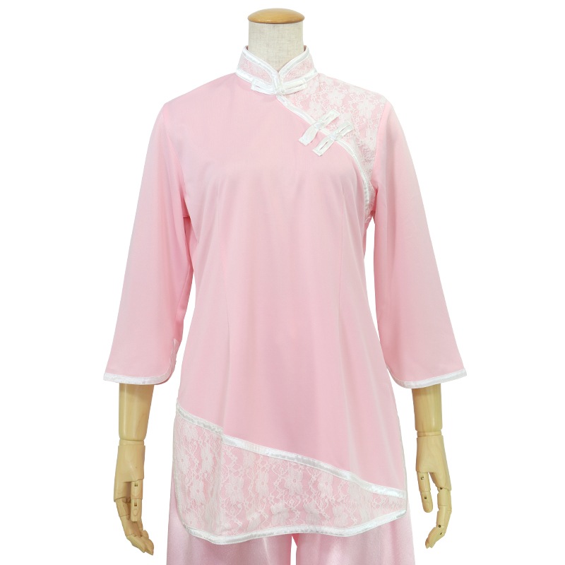 レース プルオーバー(薔薇バラ)【七分袖・婦人用】