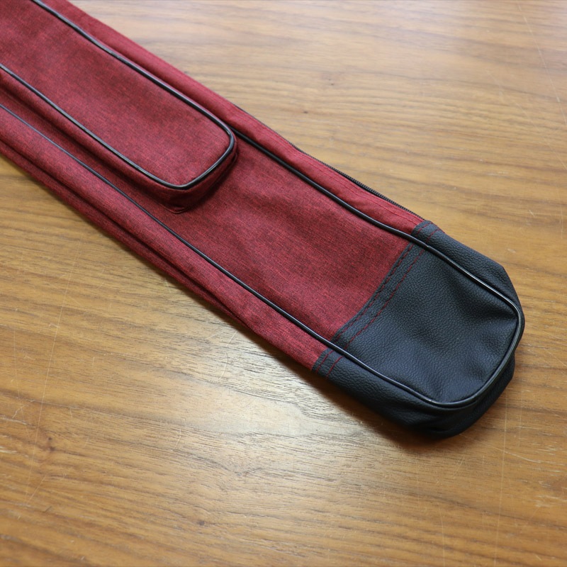 中国製キャリーバッグ：2層型（ワインレッド）