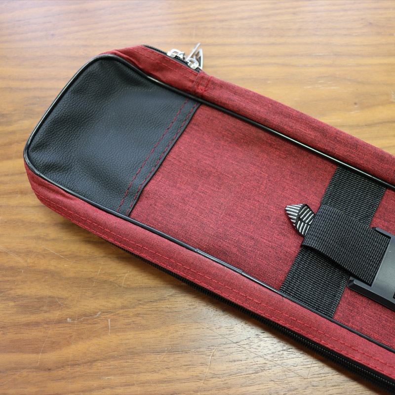中国製キャリーバッグ：2層型（ワインレッド）