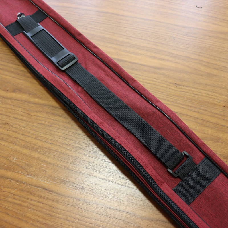 中国製キャリーバッグ：2層型（ワインレッド）