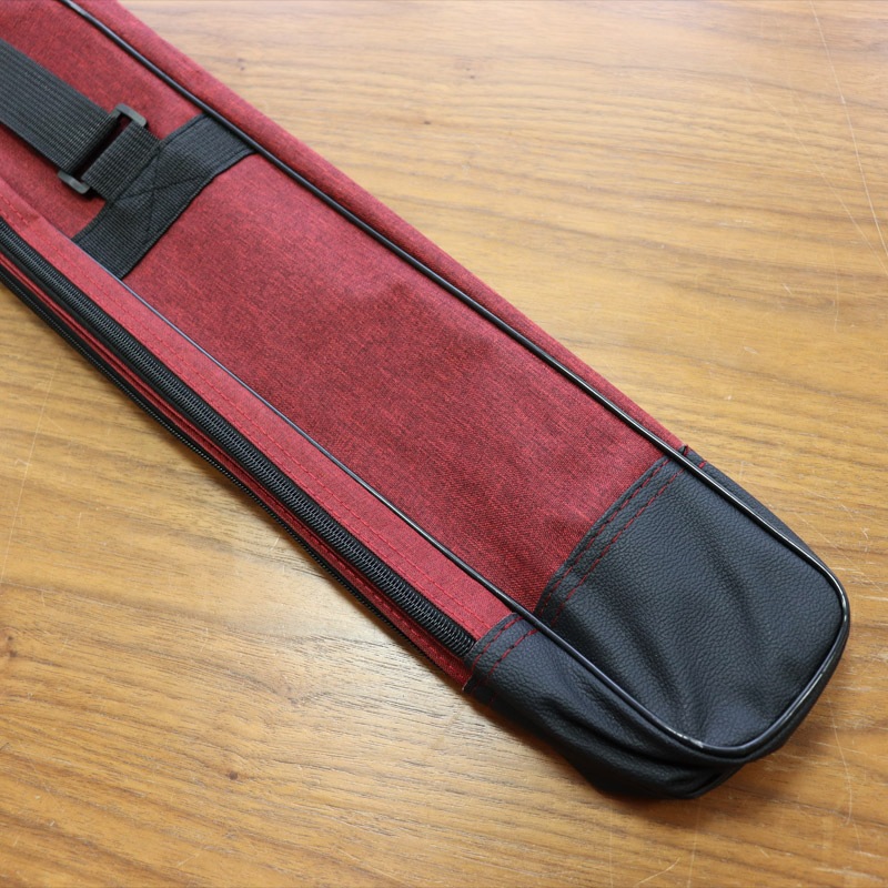 中国製キャリーバッグ：2層型（ワインレッド）