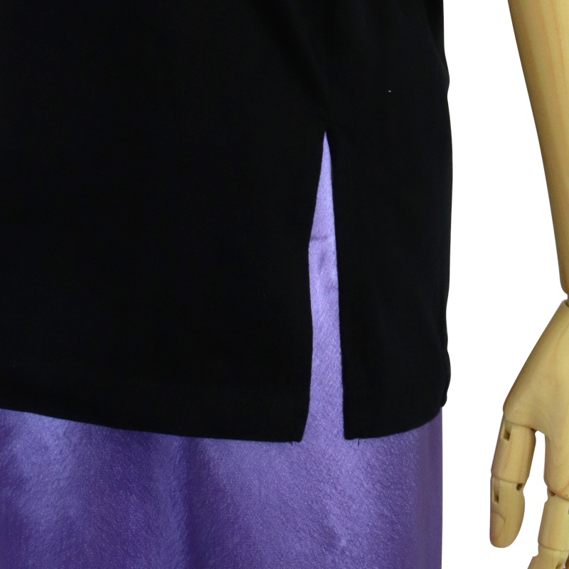 【特価】中国製　綿100%Tシャツ 背中龍(黒・Sサイズ)【半袖・プリント】