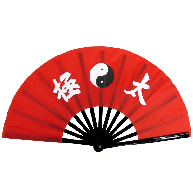 中国製扇】太極(赤×黒骨) | 中国武術／太極拳用品販売 東方商事