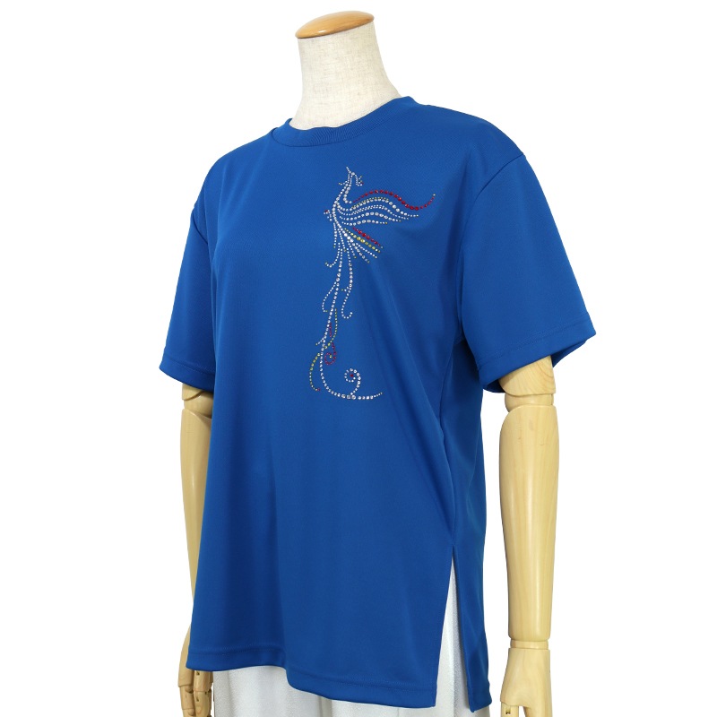 ＊＊吸汗ドライTシャツ 鳳凰【半袖・ラインストーン】