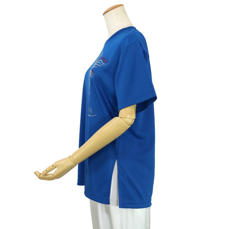 ＊＊吸汗ドライTシャツ 鳳凰【半袖・ラインストーン】