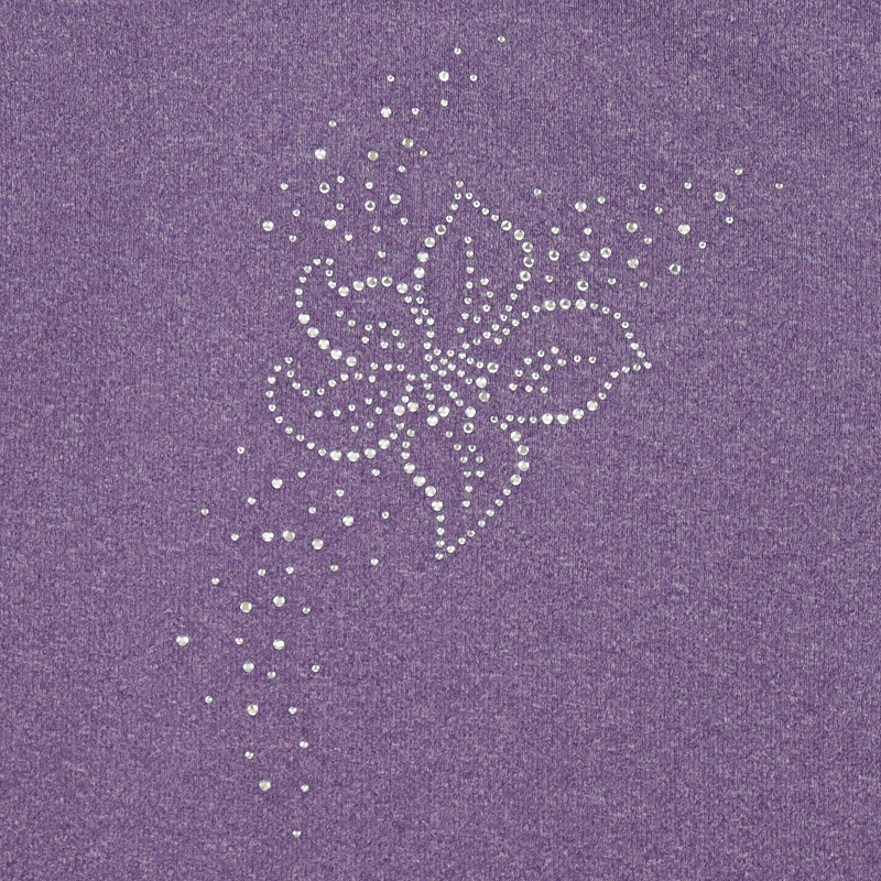 ＊＊吸汗ドライTシャツ 花の星座【半袖・ラインストーン】