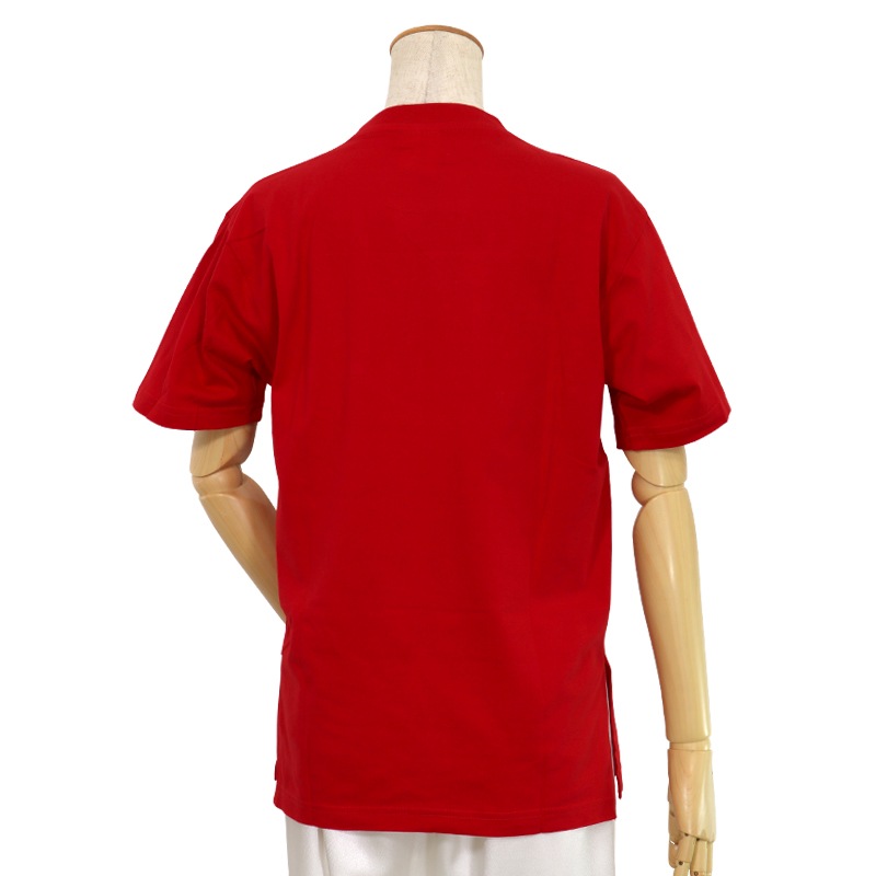 【特価】中国製 綿100%Tシャツ パンダ24(赤・S、LLサイズ)【半袖・プリント】